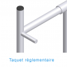 WA COMPETITION FOLDABLE POLE-VAULT UPRIGHTSWITHOUT RAIL THE PAIR