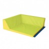 TAPIS D'ANGLE AVEC DOSSIER GAMME QUIETUDE DIMAKID 96 X 96 X 30 CM