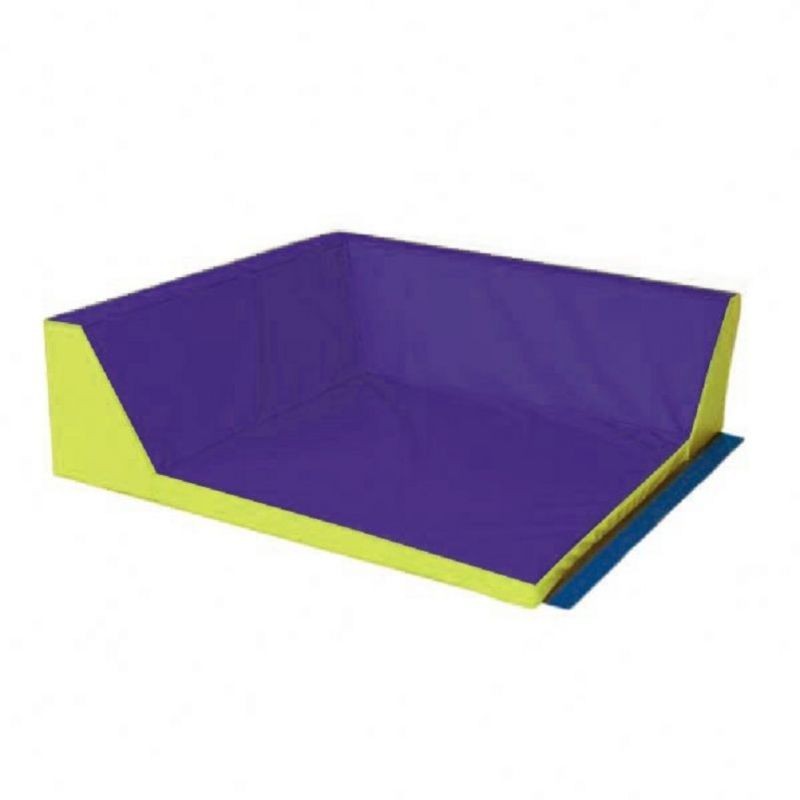 TAPIS D'ANGLE AVEC DOSSIER GAMME QUIETUDE DIMAKID 96 X 96 X 30 CM