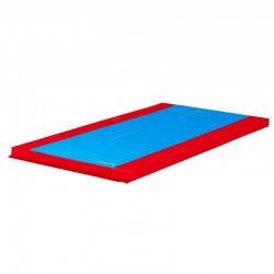 TAPIS DE GYMNASTIQUE DIMASPORTBORDS ROUGES ASSOCIATIF EN BOUT