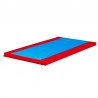 TAPIS DE GYMNASTIQUE DIMASPORTBORDS ROUGES ASSOCIATIF EN BOUT