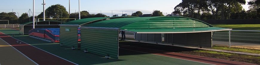 Abris et garages pour sautoirs perche| Equipement d'athlétisme